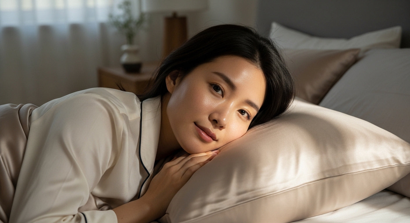 Korean woman embracing a quiet luxury hair care habit.